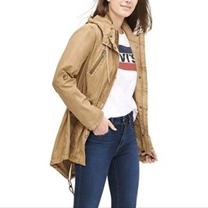 Levi's Women's Cotton Hooded Anorak Jacket